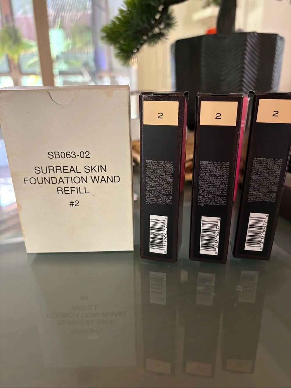 Set of 3 Surreal Skin Foundation Wand Refill #2 - Natural Beige